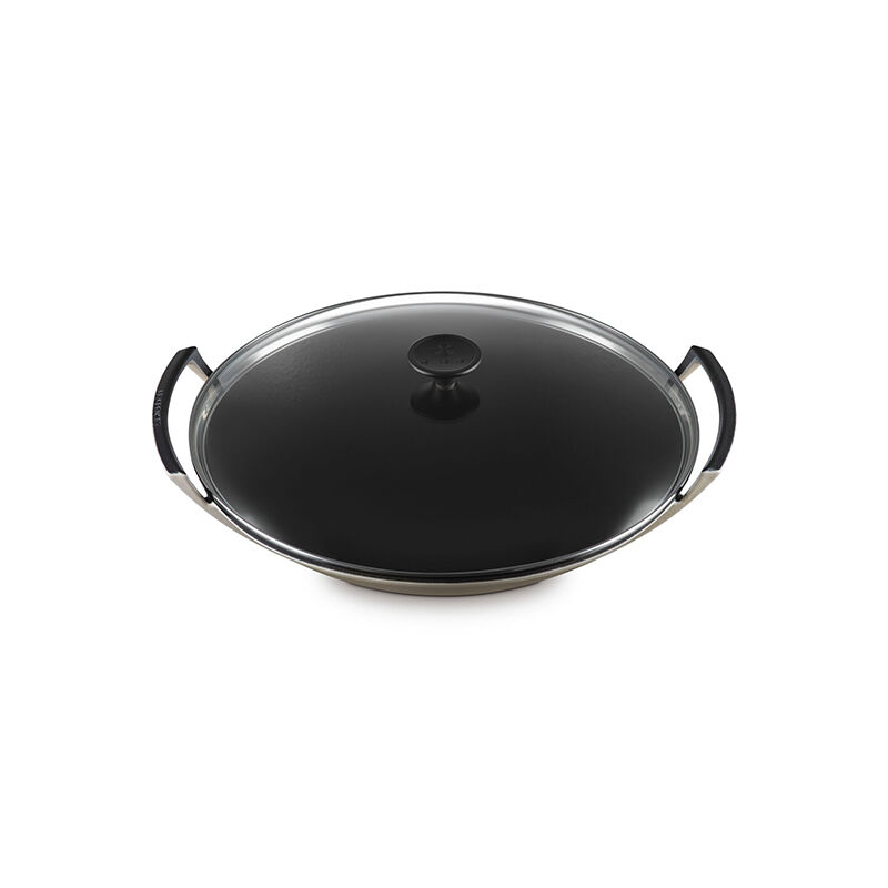 Traditional Wok with Glass Lid - Image 2
