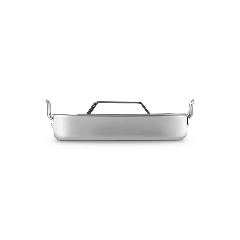 Stainless Steel Roasting Pan with Non-stick Rack - Image 3