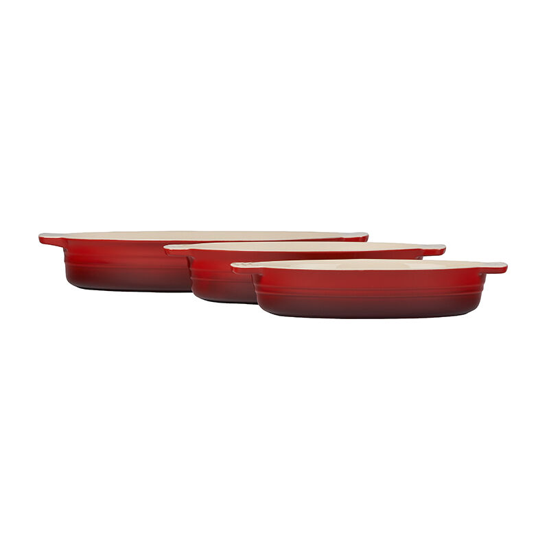 Classic 3-Piece Oval Baking Dish Set - Image 3
