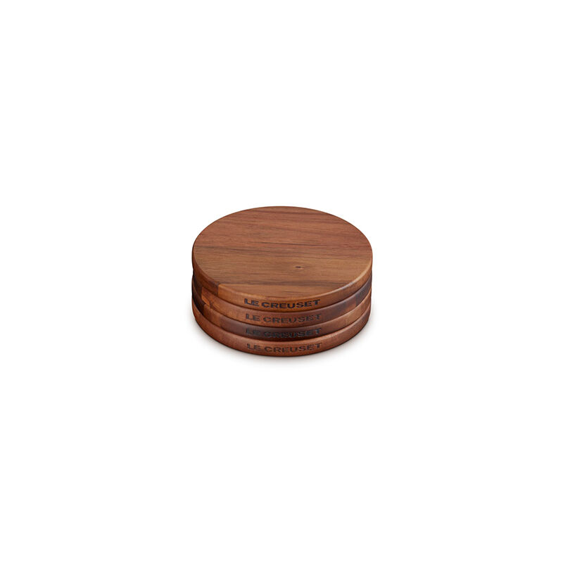 Gourmand Collection Petite Magnetic Wooden Trivet, Set of 4 - Image 2