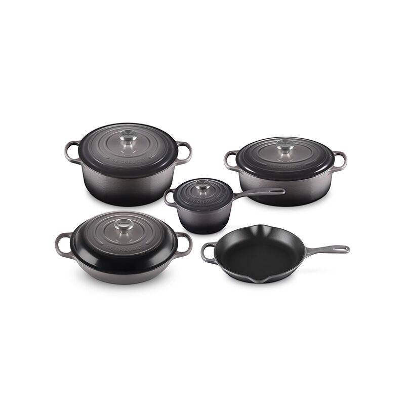 Signature Enameled Cast Iron 9-Piece Cookware Set - Image 5