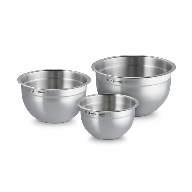 Stainless Steel Mixing Bowls with Lids, Set of 3 - Image 4