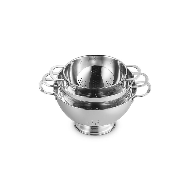 Stainless Steel 3-Piece Colander Set - Image 5