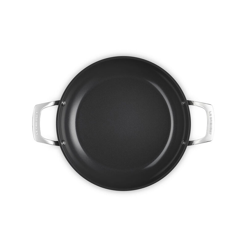 Essential Non-stick Ceramic Shallow Braiser with Glass Lid - Image 7