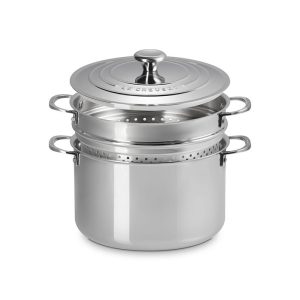 Signature Stainless Steel Stockpot with Colander Insert