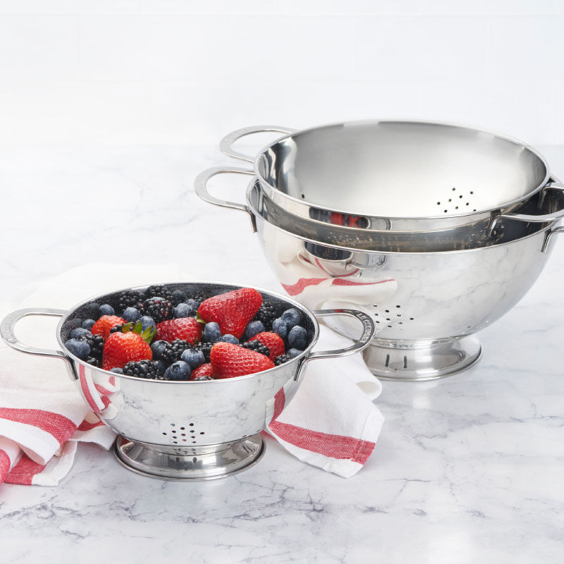 Stainless Steel 3-Piece Colander Set - Image 2