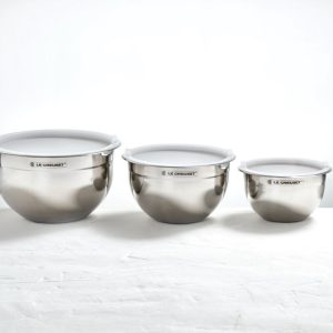 Stainless Steel Mixing Bowls with Lids, Set of 3