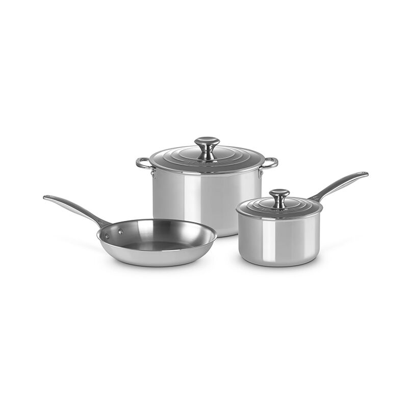 Signature Stainless Steel 5-Piece Cookware Set - Image 3