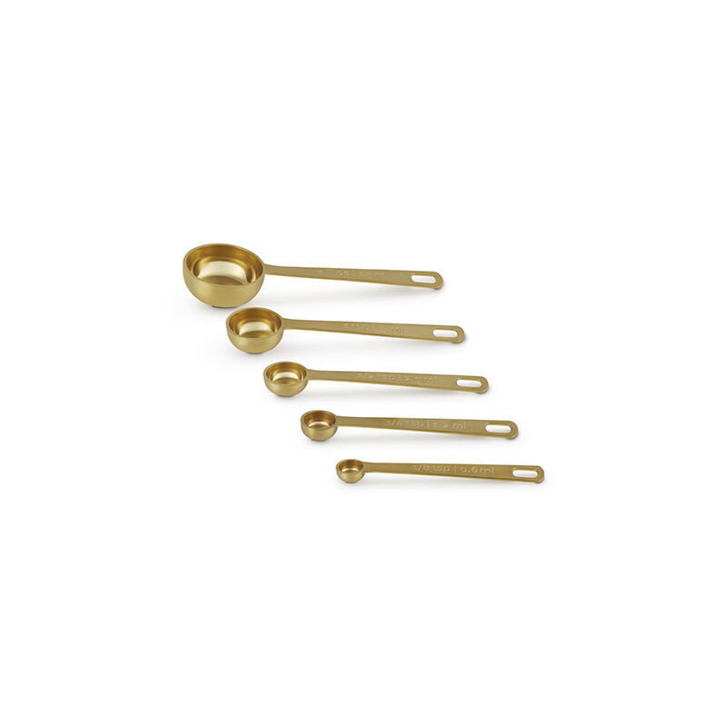 Gold 5-Piece Measuring Spoon Set - Image 3