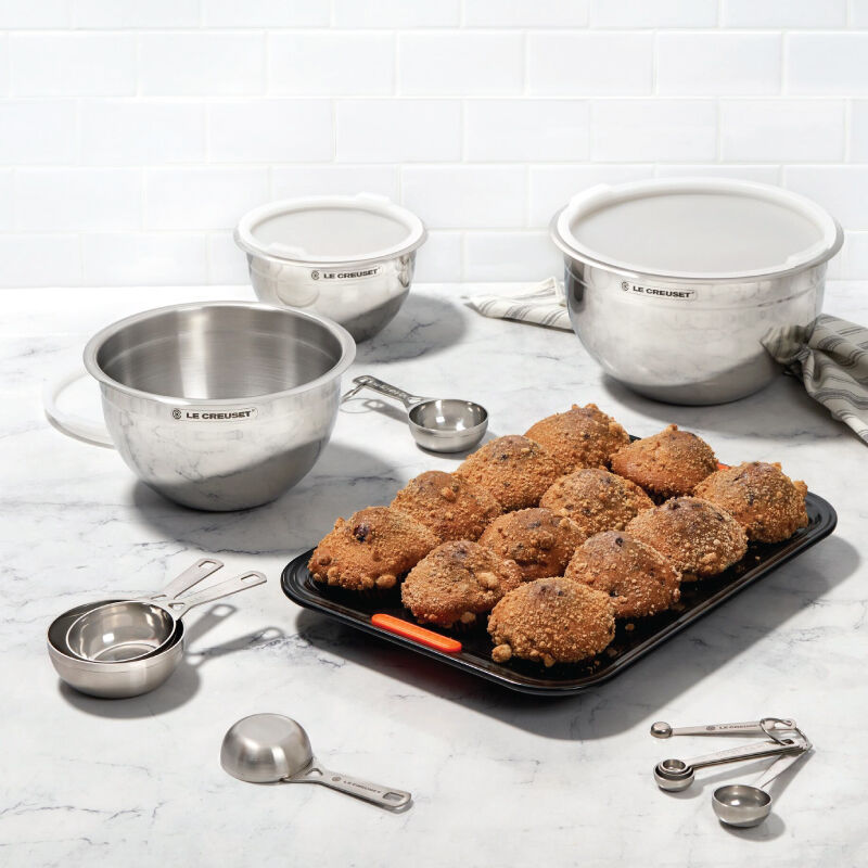 Stainless Steel Mixing Bowls with Lids, Set of 3 - Image 7