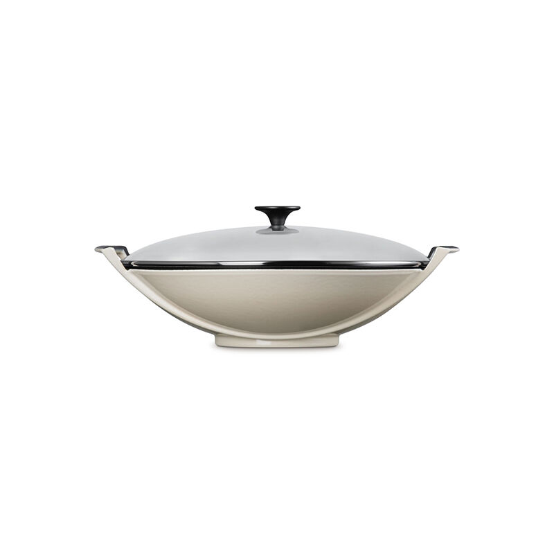 Traditional Wok with Glass Lid - Image 3
