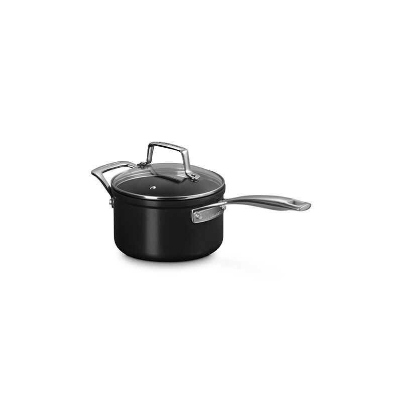 Essential Non-stick Ceramic Saucepan with Glass Lid - Image 2