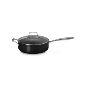 Essential Non-stick Ceramic Saut¨¦ Pan with Glass Lid