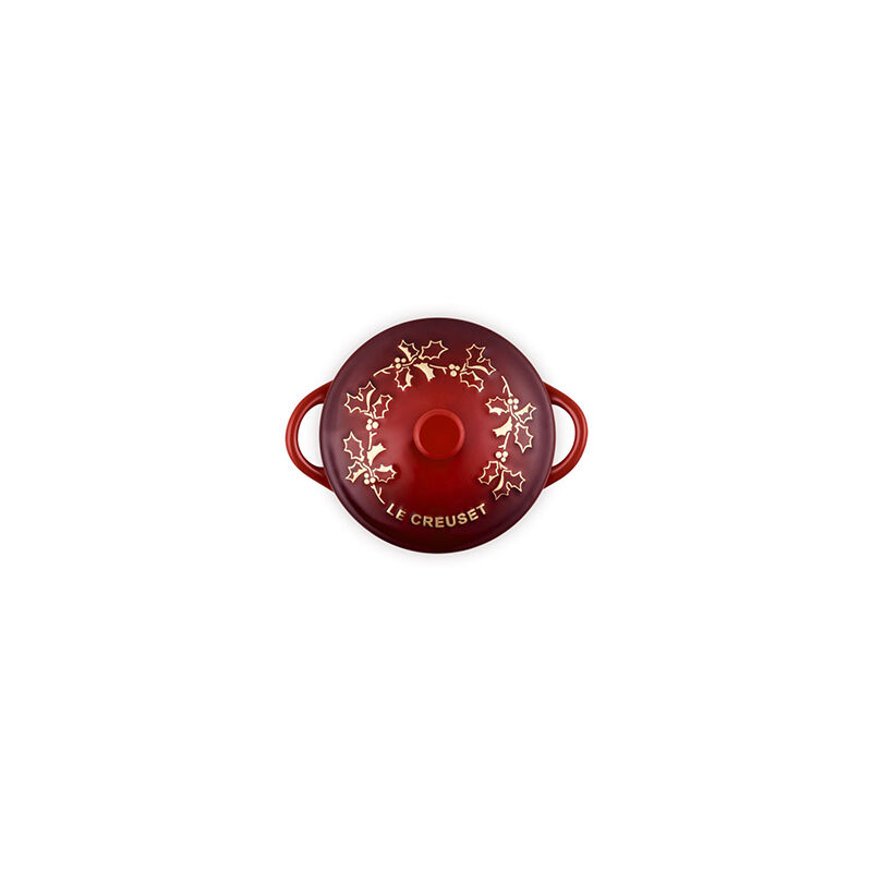 Holly Collection Gold Applique Mini Round Cocotte - Image 5